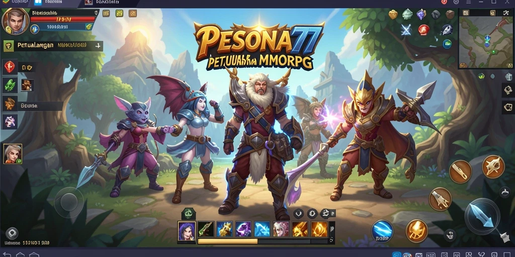 Tampilan gameplay PESONA77 yang memukau dan penuh aksi.