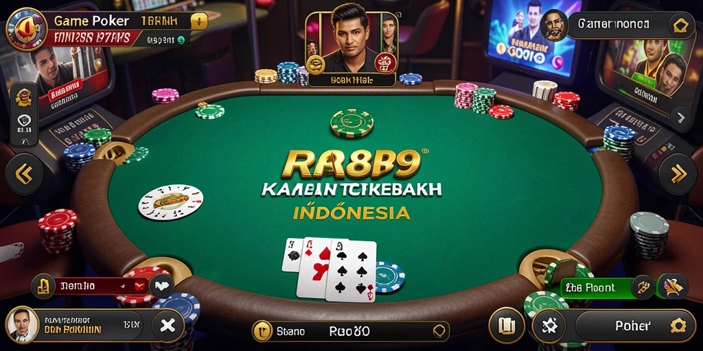 Tampilan gameplay seru di RR89 dengan sistem Poker yang menarik.